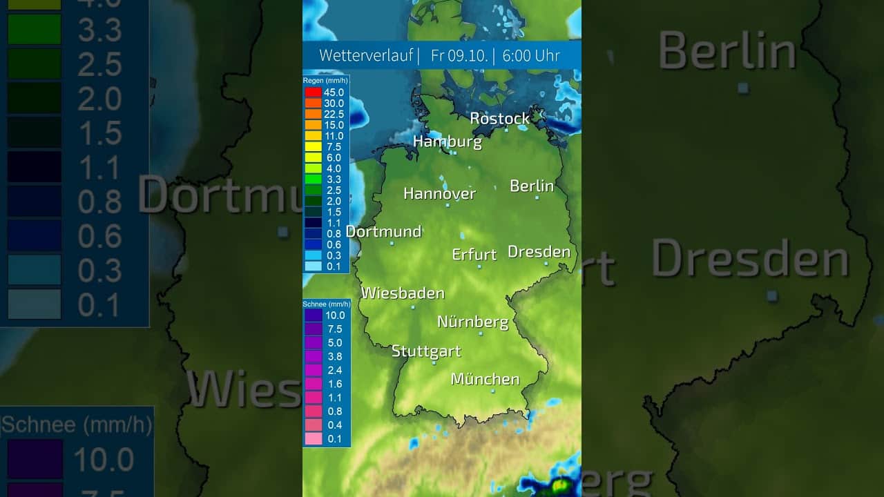 Regenfront zieht durch Deutschland: Hoch bringt danach wieder Sonne