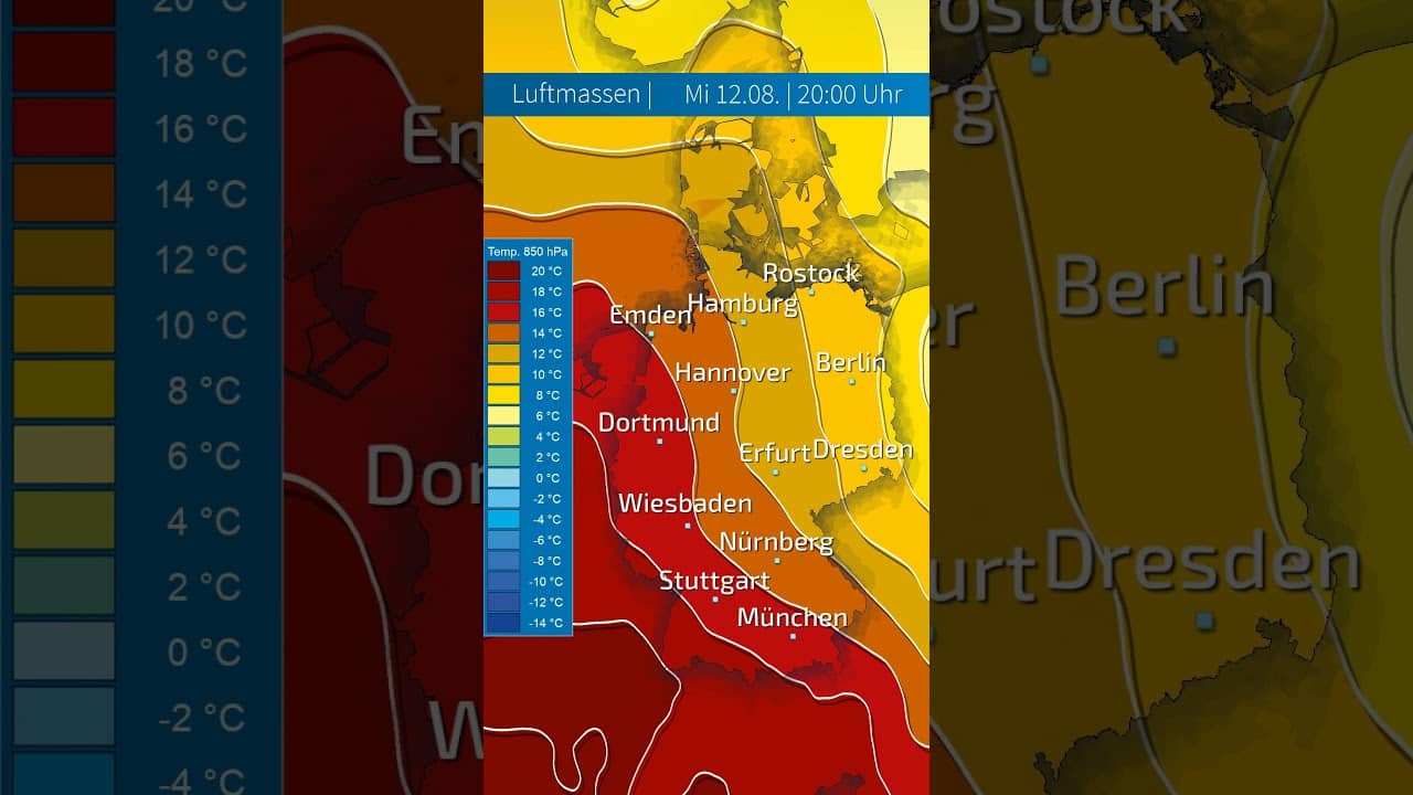  EXTREME WARMLUFT EROBERT ganz  DEUTSCHLAND: In 850 hPa geht es auf bis zu 23 Grad! #sommer2026