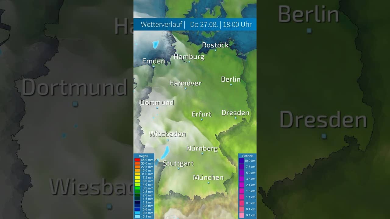 GEFÄHRLICHE UNWETTERNACHT! Hagel und Sturm drohen  Freitag sogar Orkanböen!