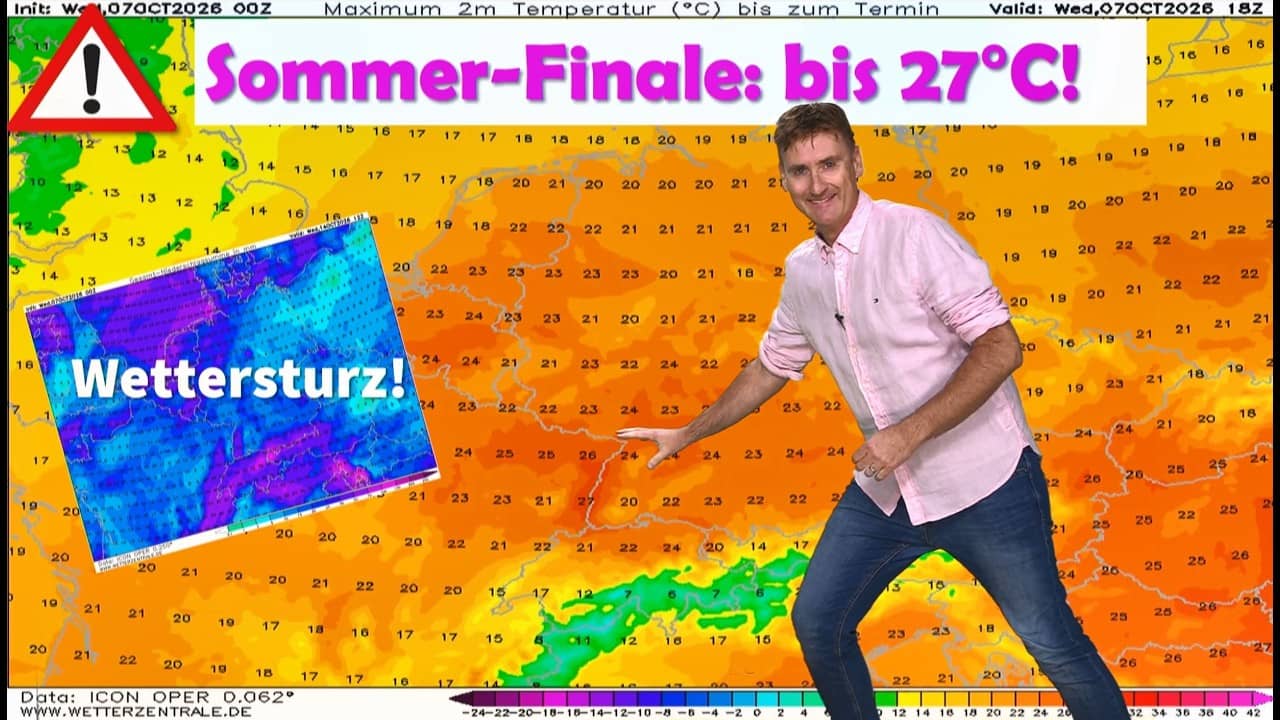 Wetterumschwung in Deutschland: Gewitter, Regen und lokale Überflutungen