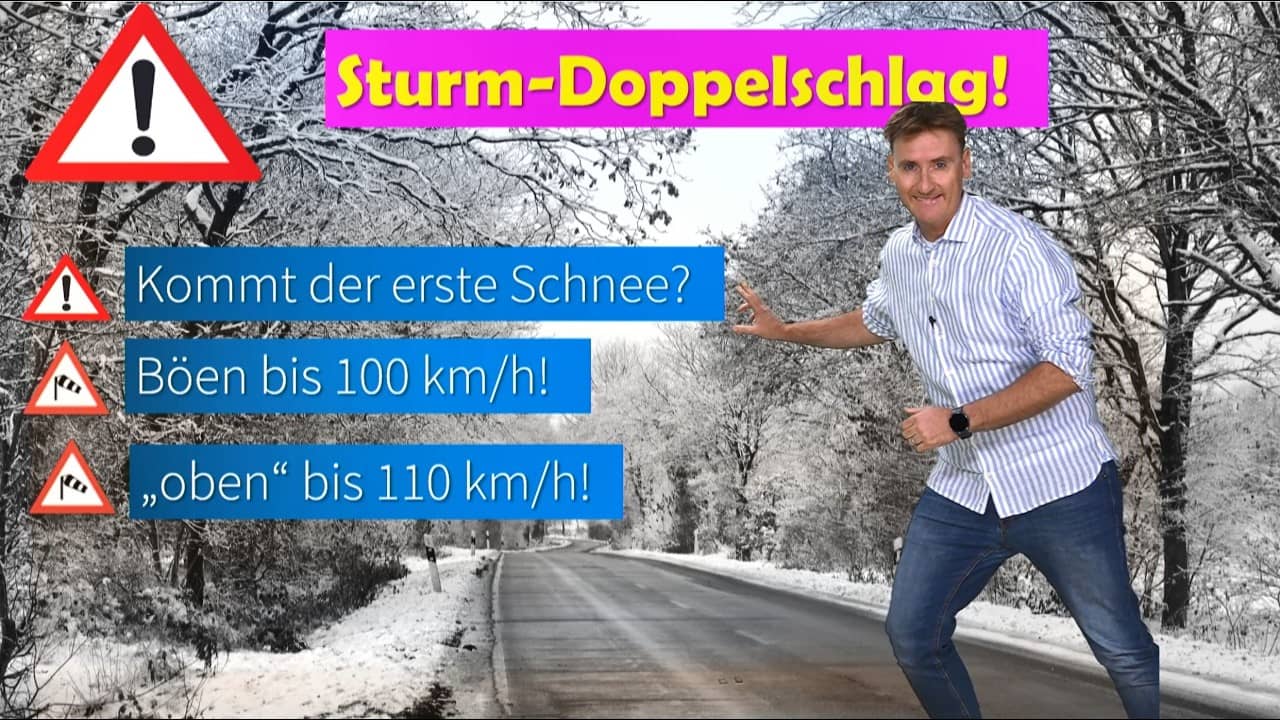 Stürme bis 110 km/h: Laub an Bäumen wird in Deutschland zur Gefahr