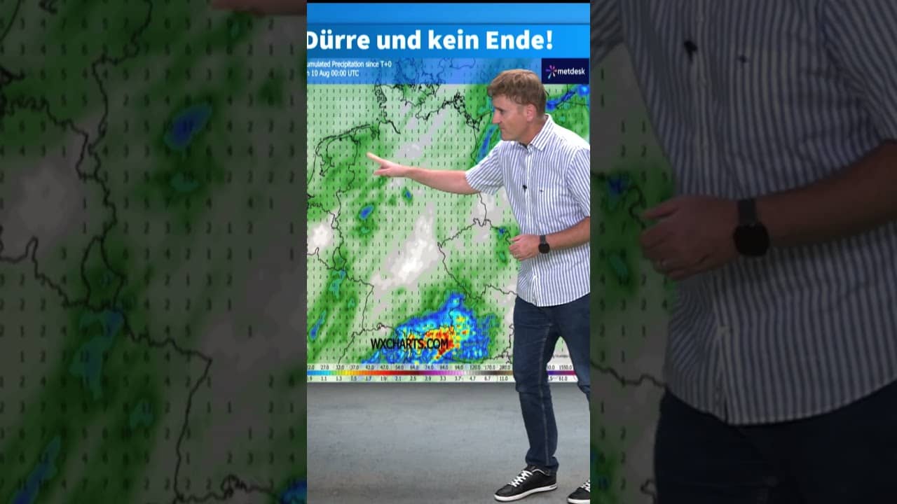 Jahrhundertdürre: Rheinpegel in Worms negativ! #hitze lässt ab morgen etwas nach! #globalwarming