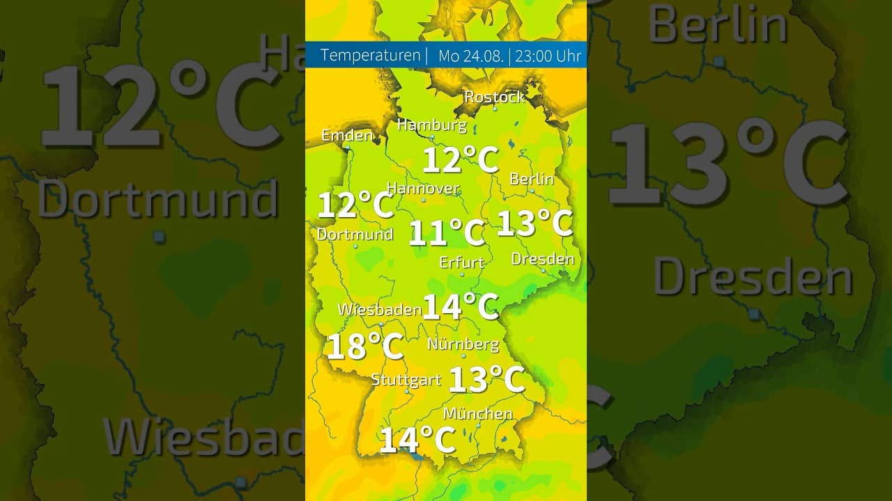 Unglaubliche Temp.-Achterbahn: Erst nur 1 Grad, dann über 32 Grad und danach kommt der Absturz!