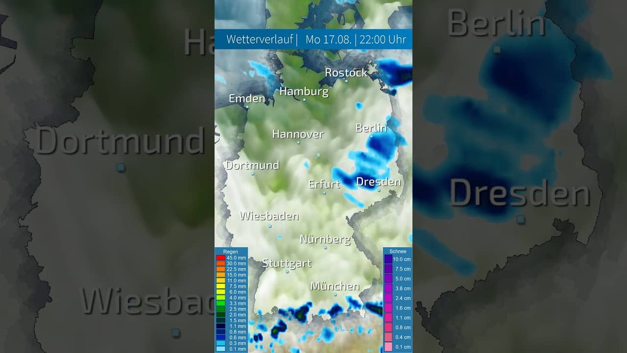 HEFTIGE REGENWENDE! Jetzt drohen Starkregen und Dauerregen statt Hitze #rain #regen #new #shorts