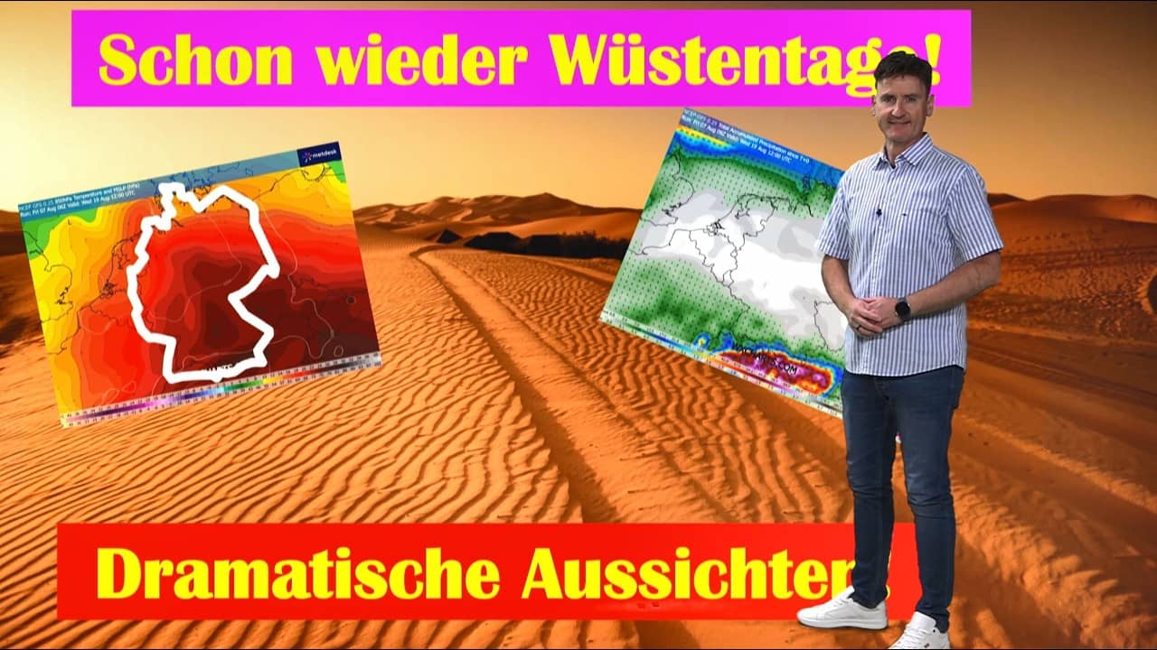 Noch mehr Wüstentage in Deutschland: 2026 stellt Rekord auf! Dürre geht unvermindert weiter