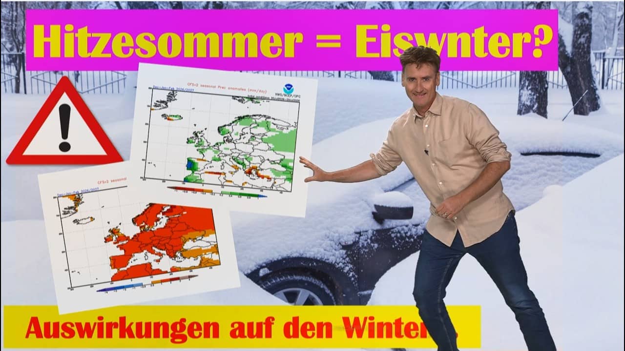 Eiswinter nach dem Hitzesommer? DAS sagen die neuen Langfristmodelle!
